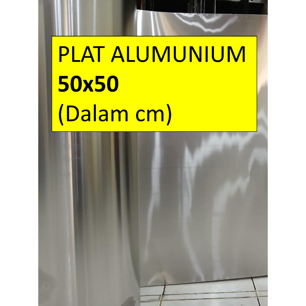 Plat Talang Seng Alumunium - 50x50 cm