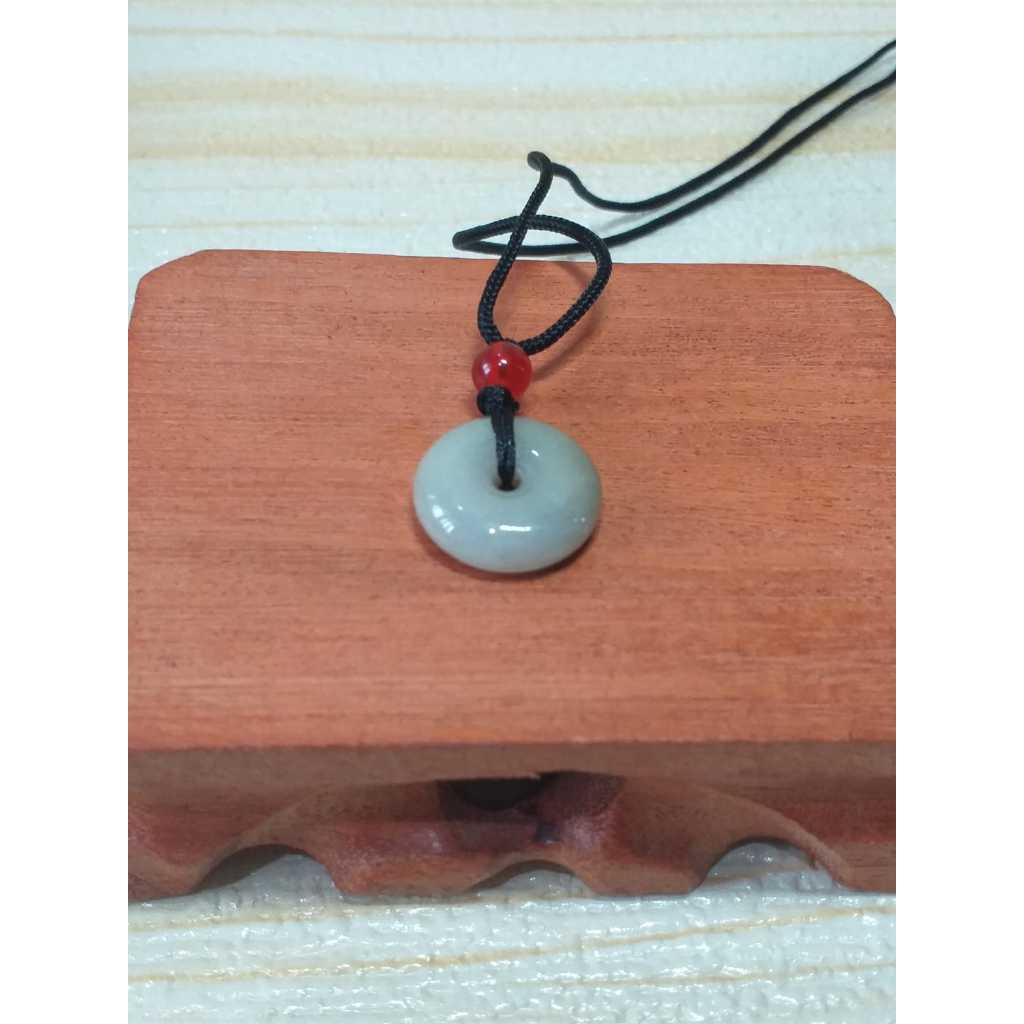 Liontin Jade / Giok Model Donat - Natural / Asli