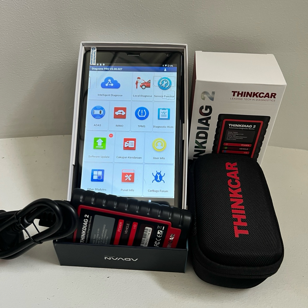 THINKDIAG 2 SCANNER MOBIL SOFTWARE DIAGZONE X-PRO5 TERBARU