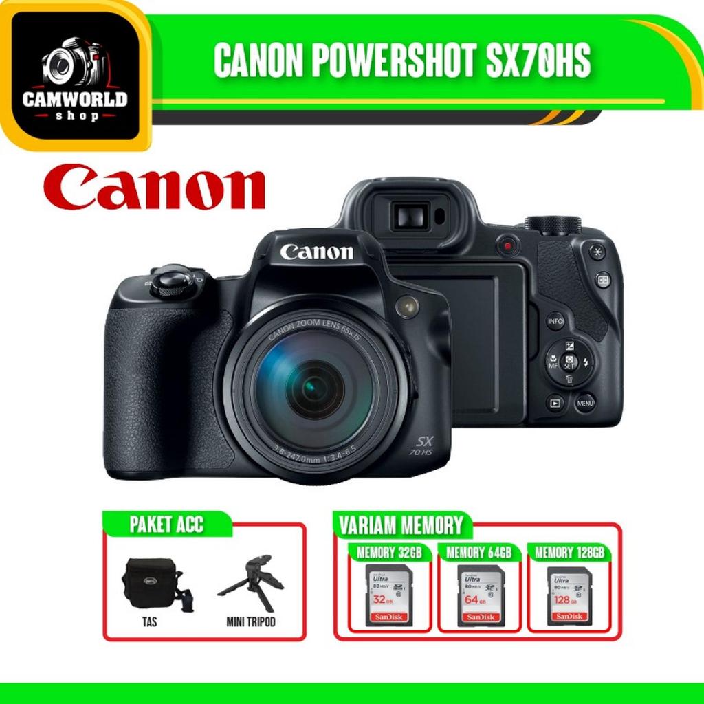 Canon PowerShot SX70HS / SX 70 HS 4K