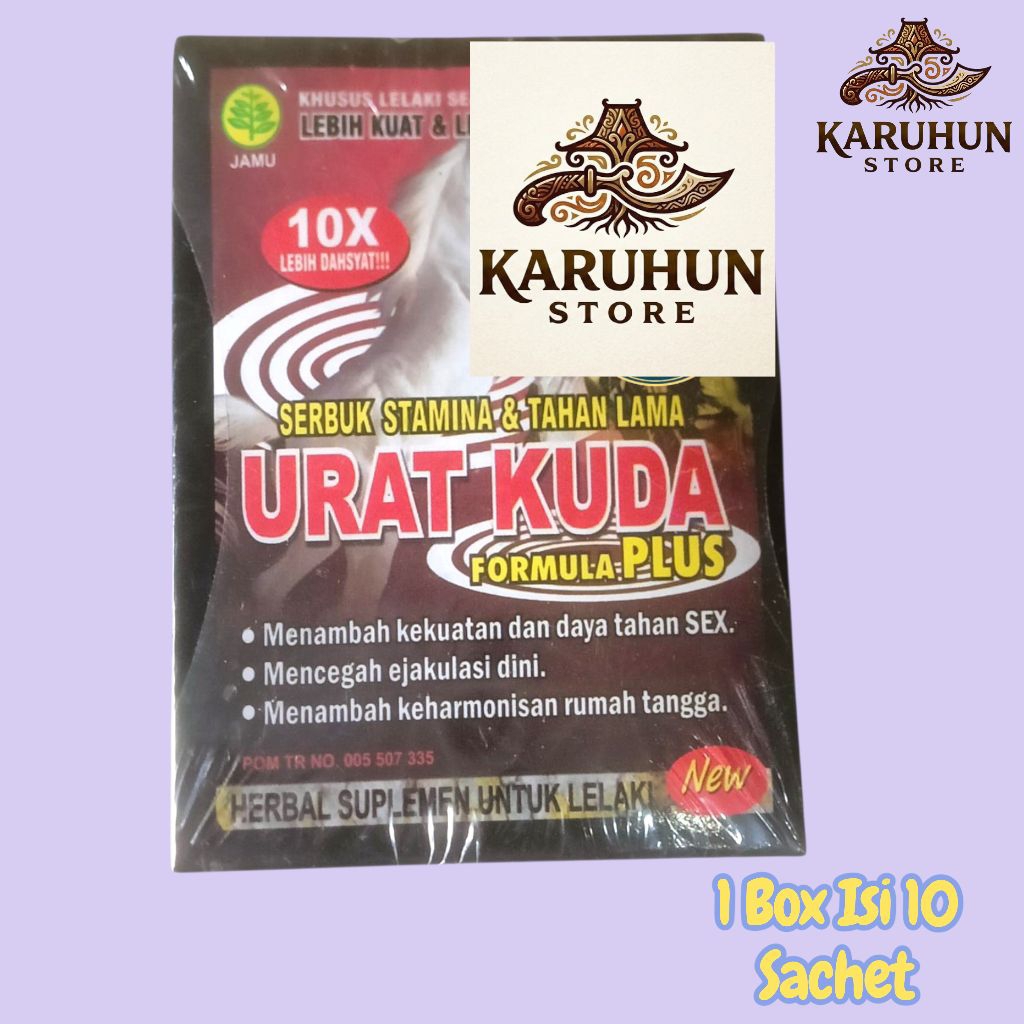 Herbal KopiStaminaTahanLamaUratKuda SuplemenPria 1 Box Isi 10 Pcs (Asli Original)