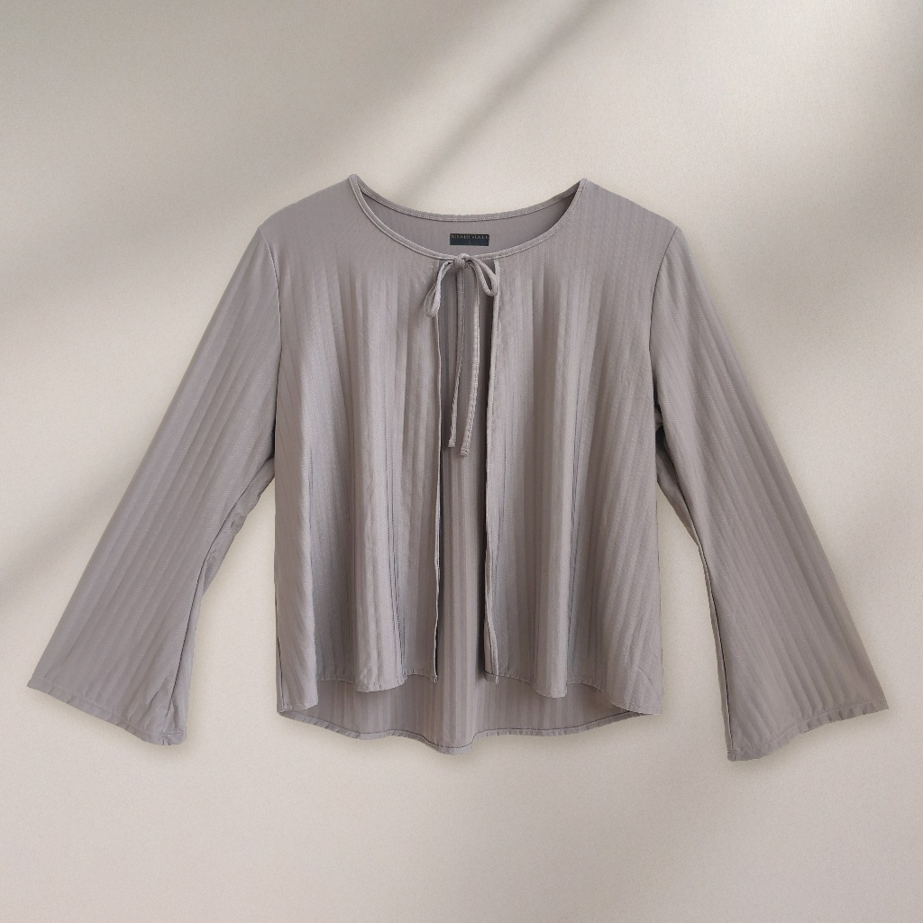 Winner Vogue Karra Outer - Outer Cardigan polos Luaran Wanita Bahan Premium Motif Cantik