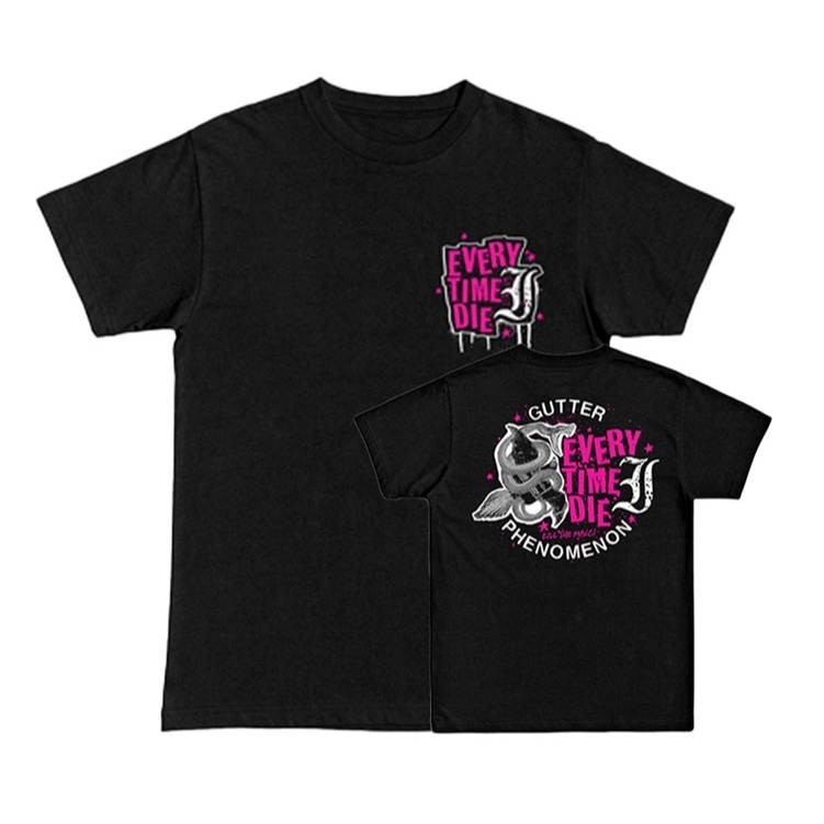 EVERY TIME I DIE KILL THE MUSIC TAG TULTEX SIZE L T SHIRT