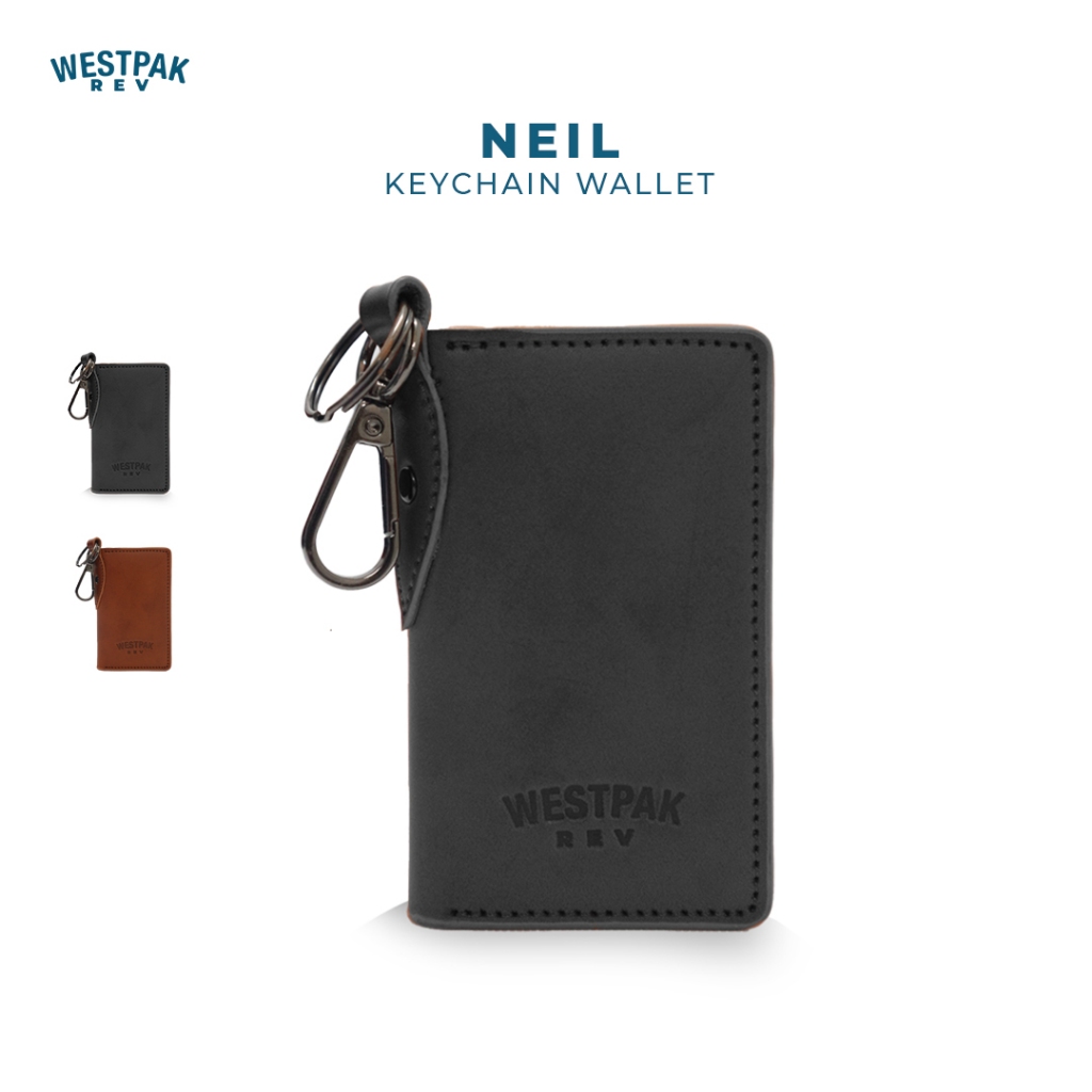 Keychain - Westpak REV Neil - Gantungan Kunci Kulit Motor Dompet STNK Pria Wanita
