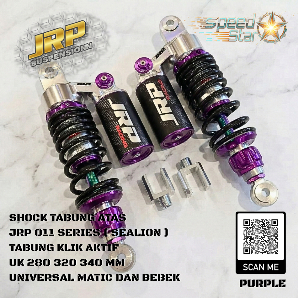 Shockbreaker JRP Sealion Series Dual Tabung As Rainbow Click Fungsi Preload Aktif Matic Bebek Nmax A