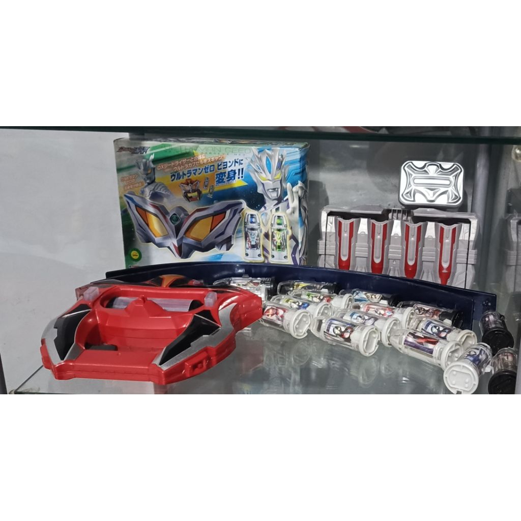 set DX Ultraman geed dan DX ultra zero eye neo lengkap original bandai