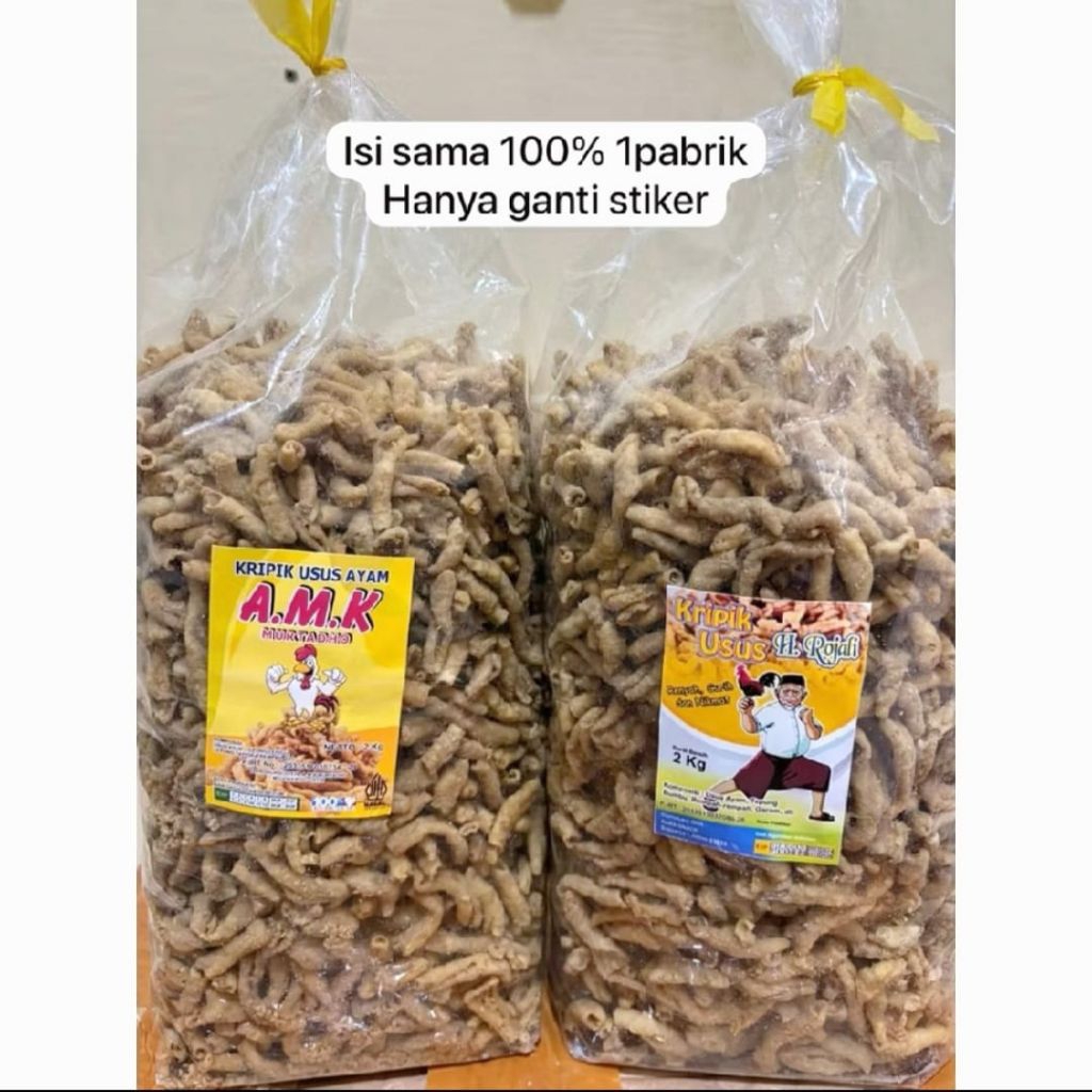 kripik usus original haji rojali 1 ball isi 2 kg