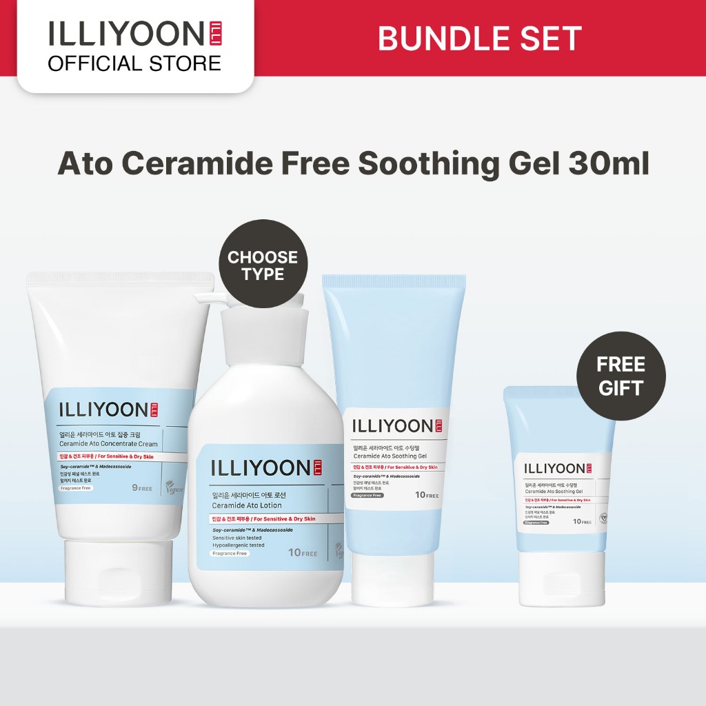 [Special Live Promo] ILLIYOON Ato Ceramide (Choose Type) FREE Gel 30ml