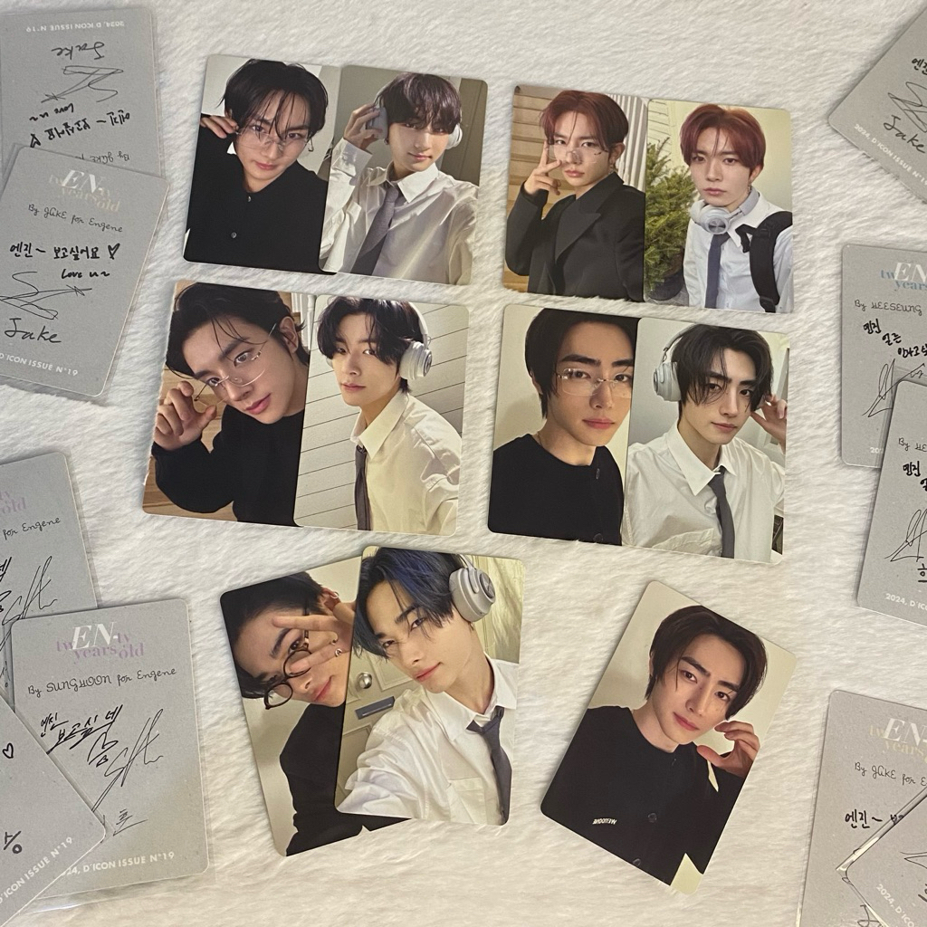 enhypen official photocard dicon set jungwon heeseung jake sunghoon ni-ki