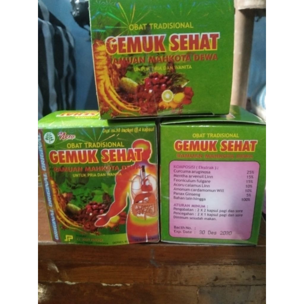 Gemuk Sehat kapsul original