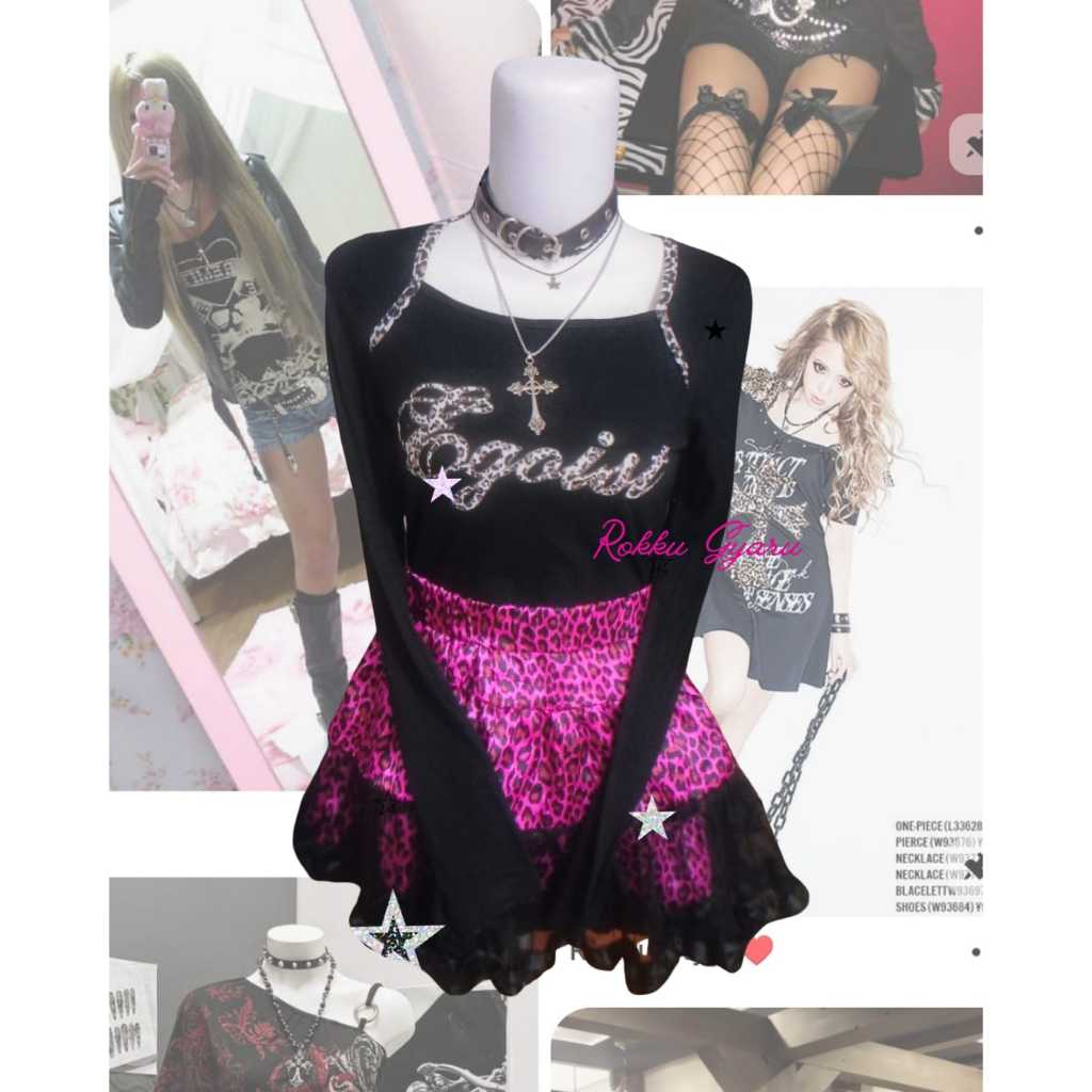 egoist top / egoist gyaru top / Y2k 2000s top