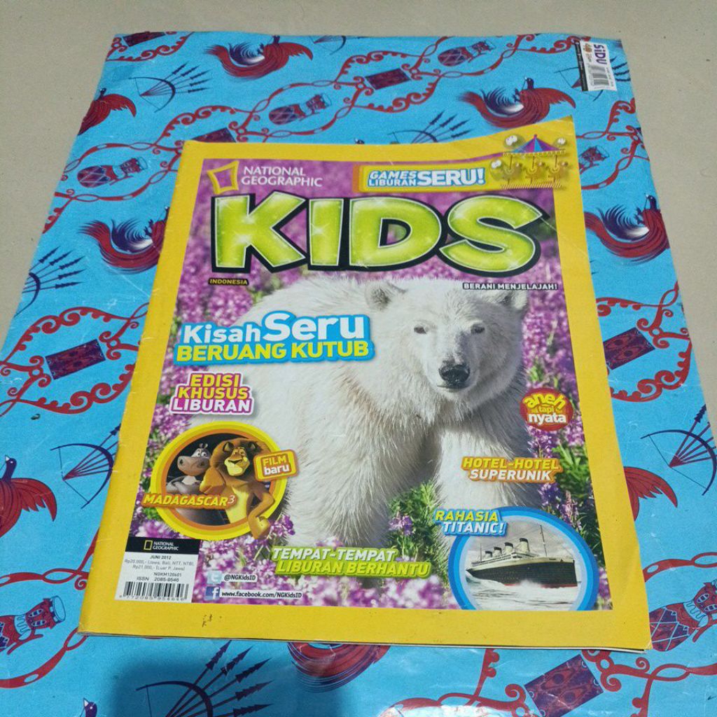 Majalah National geographic kids - kisah seru beruang kutub