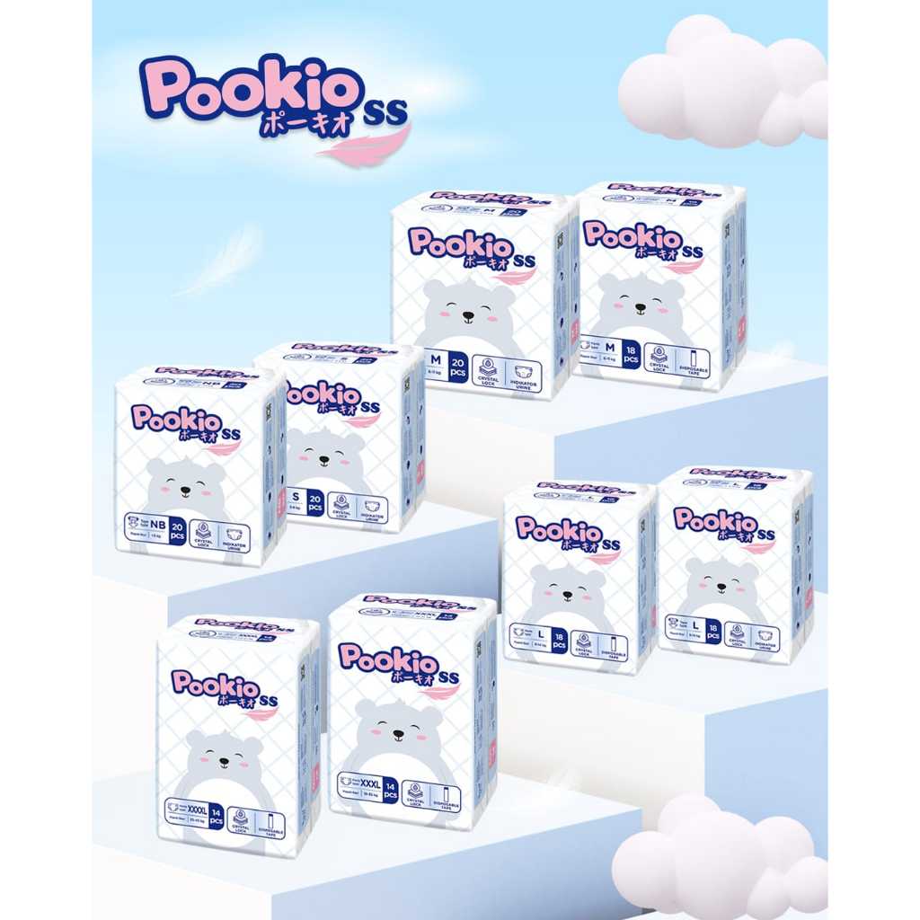 POOKIO SS Popok Anak Diaper NB - XXXXL