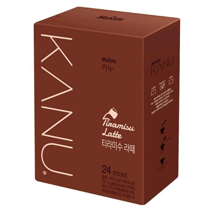 MAXIM KANU TIRAMISU LATTE/COFFEE KOREA/KOPI KANU