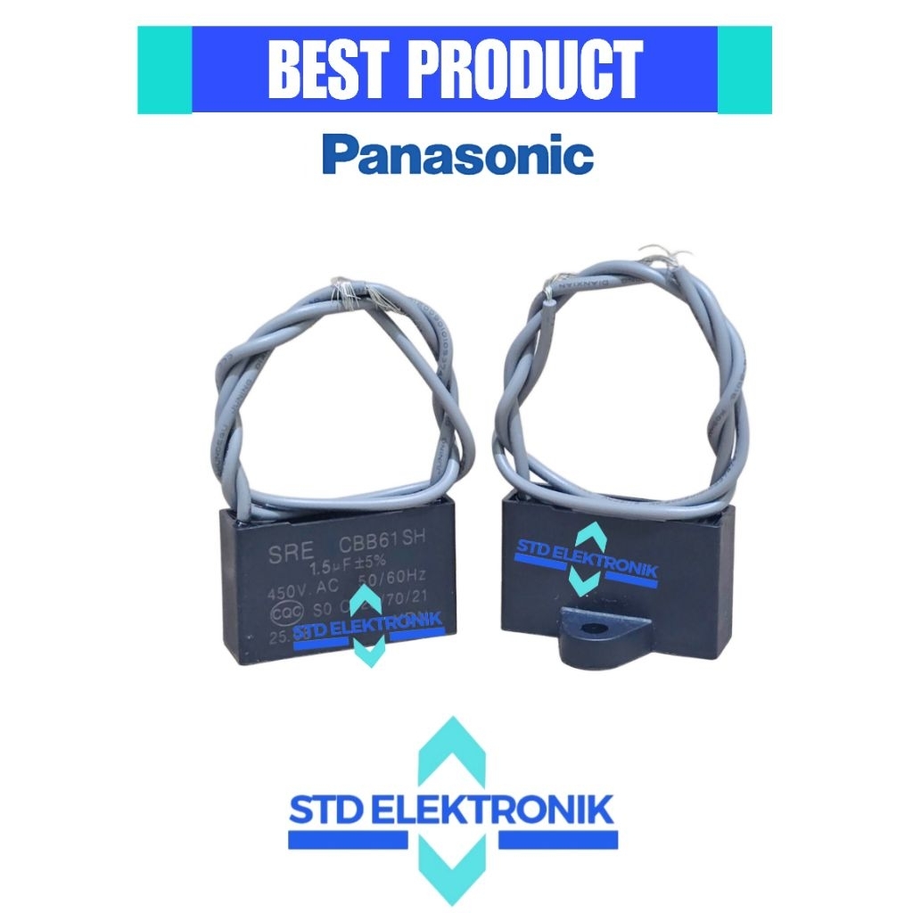 Capasitor kipas angin PANASONIC - Kapasitor kipas angin panasonic duduk, gantung semua tipe