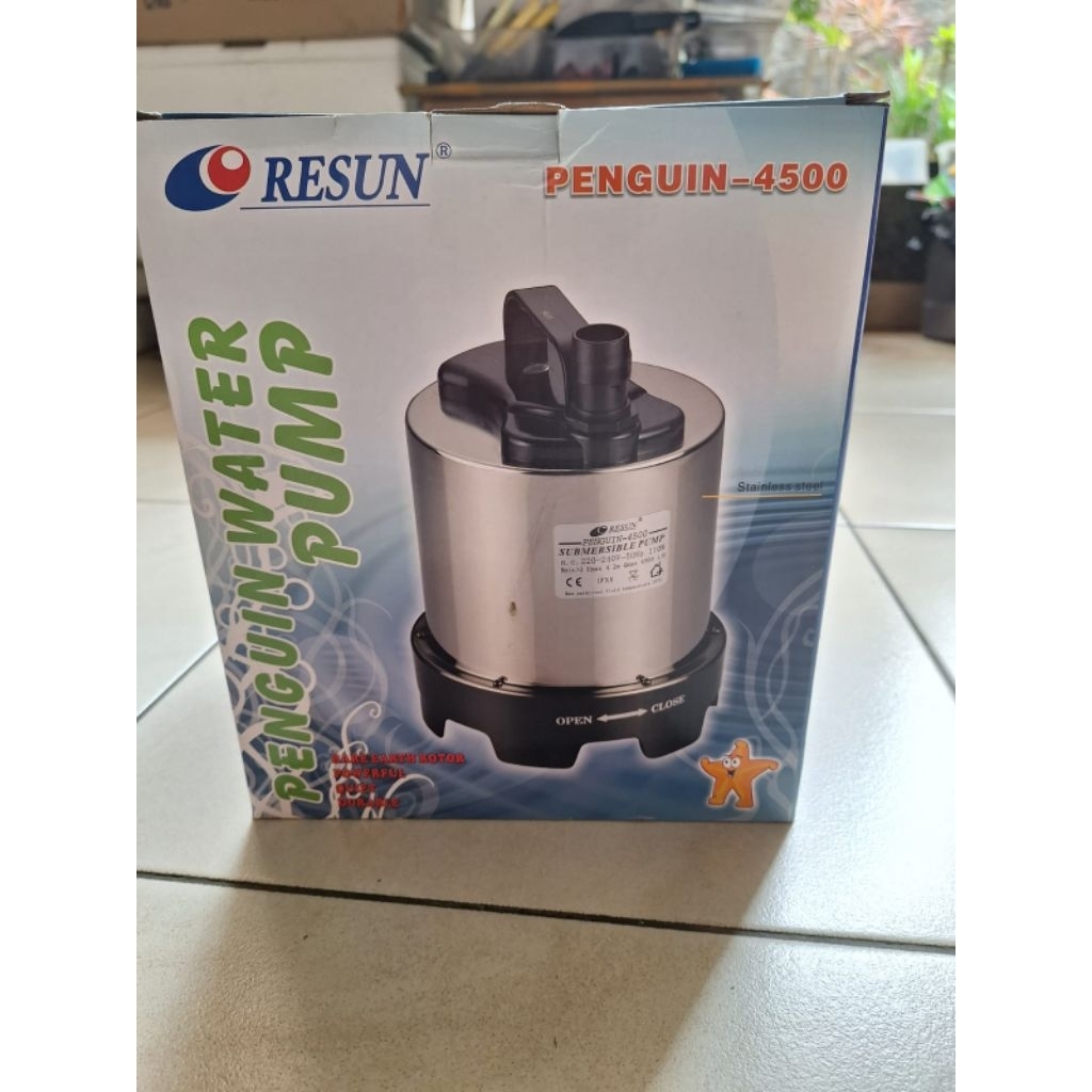 Pompa Resun Penguin 4500 Bekas Kondisi Mati