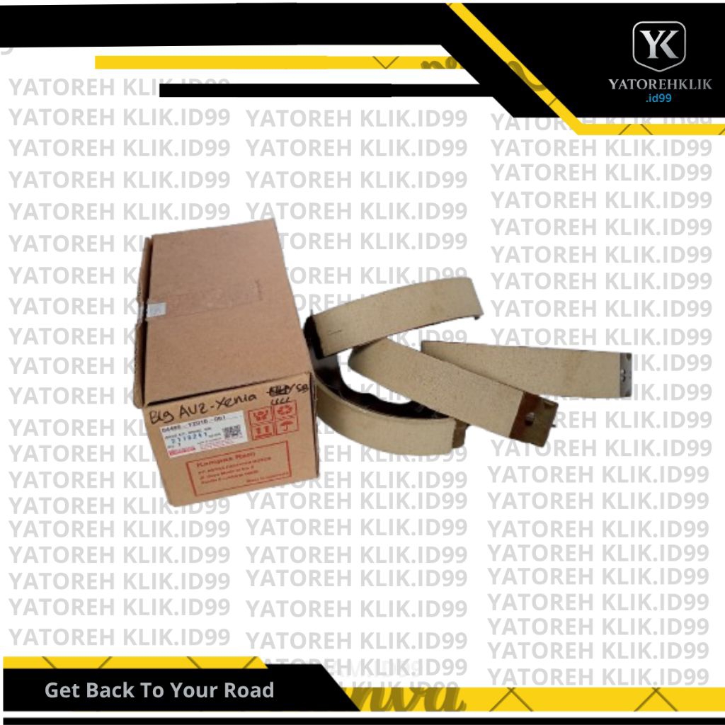 Kampas Rem Belakang Avanza Xenia Original Daihatsu / Brake Shoe Belakang Avanza Xenia Daihatsu Origi
