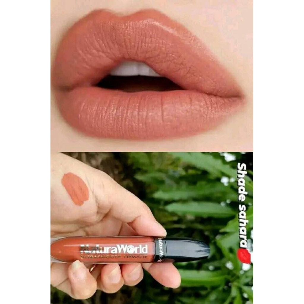LIP MATTE SAHARA  (LIPSTICK NATURA) LIP ORIGINAL 100% SUDAH BPOM/lipstik Naturaworld
