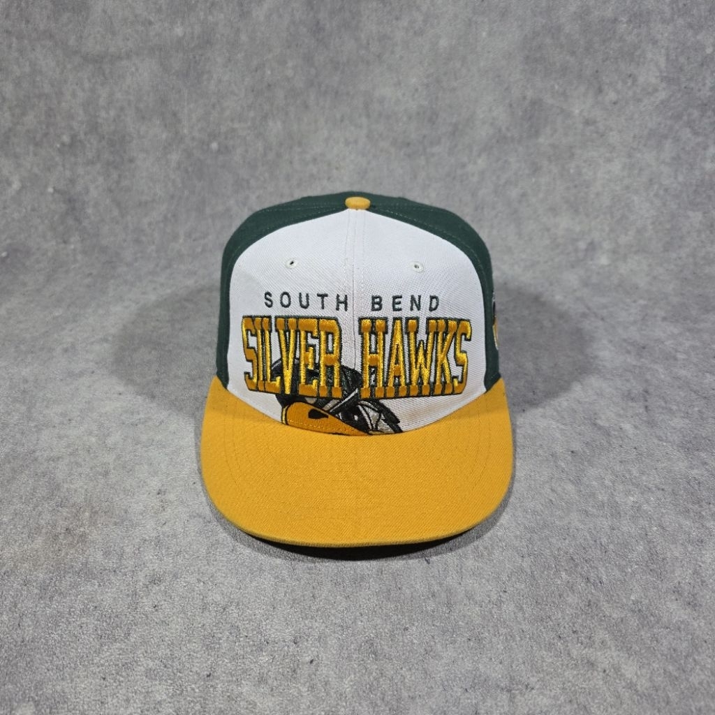 TOPI SOUTH BEND SILVER HAWKS SNAPBACK HATS BY 47 FORTY SEVEN BRAND