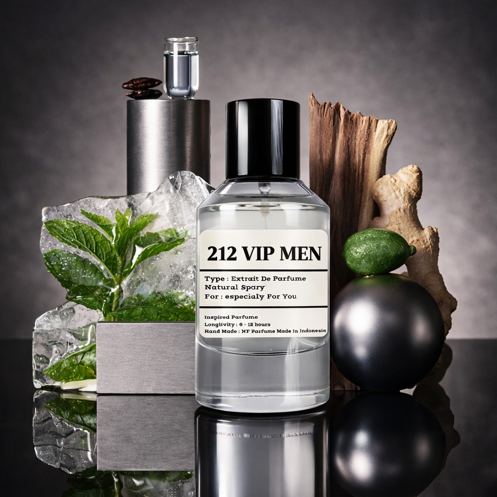 Parfum Pria Tahan Lama 212 VIP MEN Aroma Fresh V00dka Mint Inspired NF Minyak Wangi Cowok Farfum