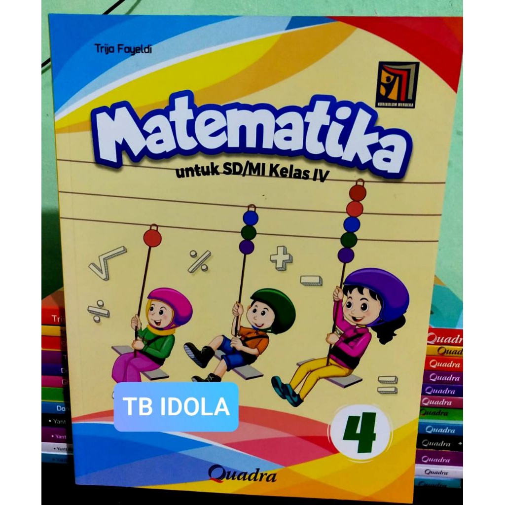 Buku Matematika Kelas 4 SD Kurikulum Merdeka Quadra