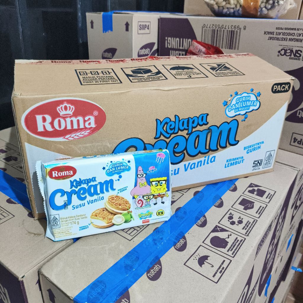 Roma Kelapa Cream Snack Hajatan Perdus Harga Grosir