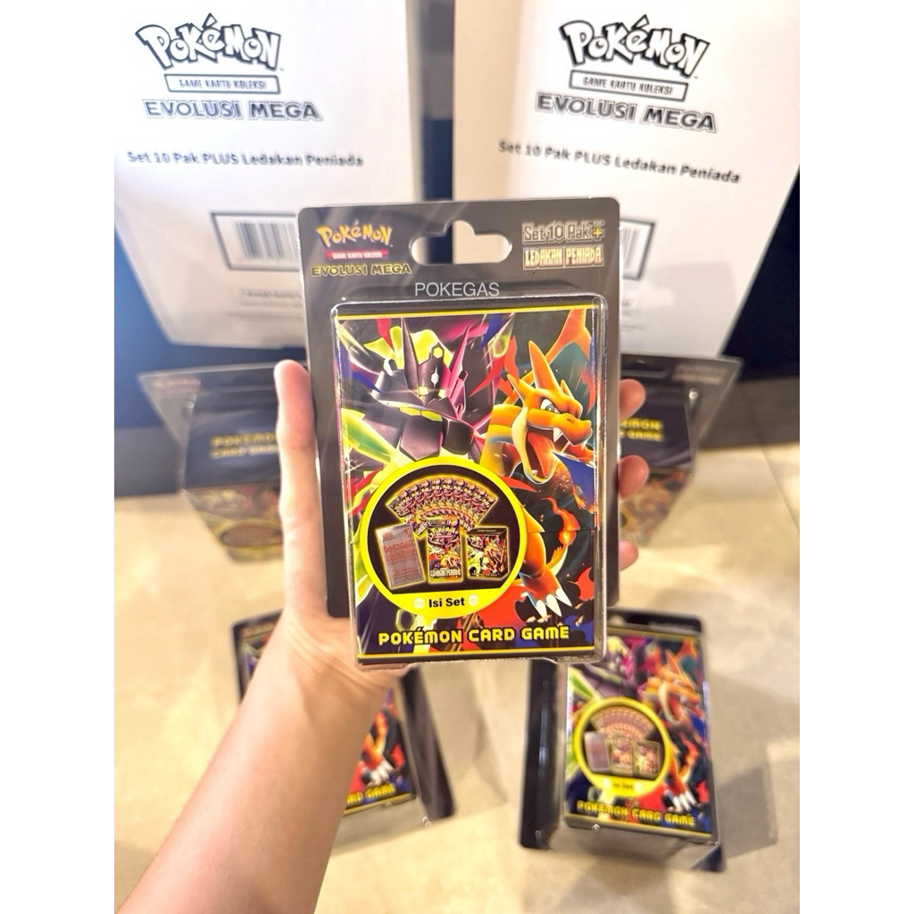 Ledakan Peniada Set 10 Pak Plus Pokemon (INDO)