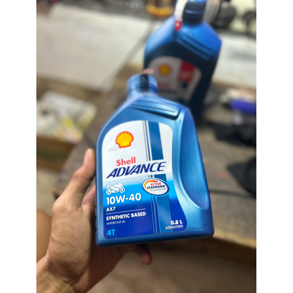 OLI MESIN SHELL ADVANCE AX7 4TAK 0,8L