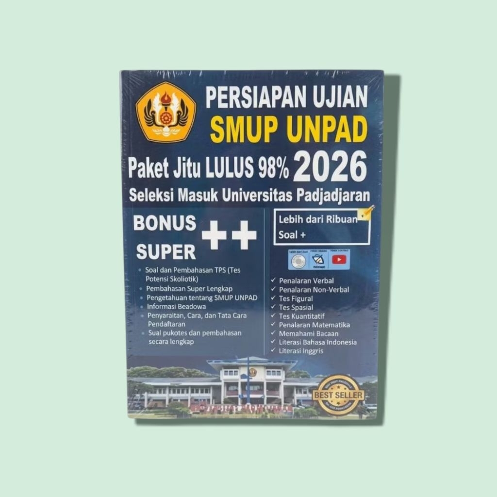 Buku Persiapan Ujian SMUP UNPAD 2026-Paket Jitu Lulus 98%