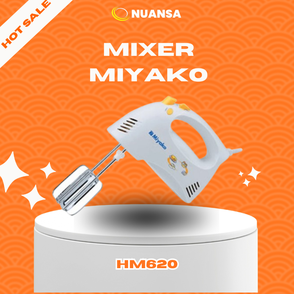 Miyako Hand Mixer HM620 / MIXER Miyako HM-620 / Hand Mixer Murah HM620