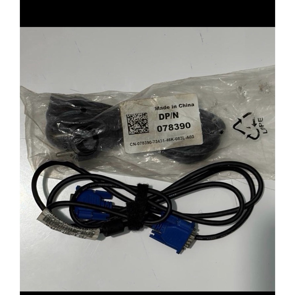 power cable dell dan kabel vga original