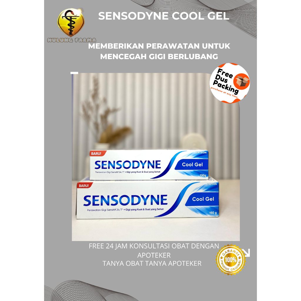 SENSODYNE COOL GEL MEMBERIKAN PERAWATAN UNTUK MENCEGAH GIGI BERLUBANG