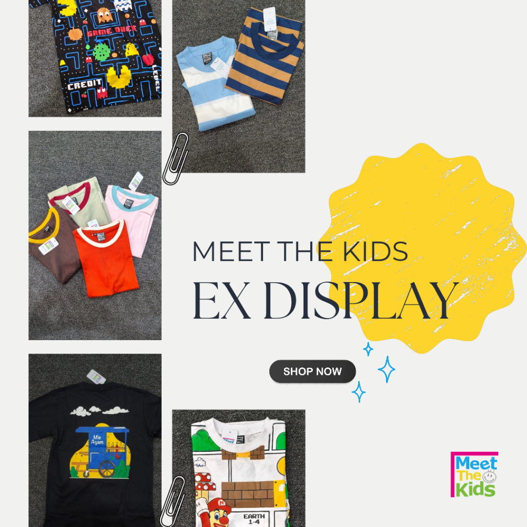Meet The Kids Sale Kaos Anak Ex Display Pameran