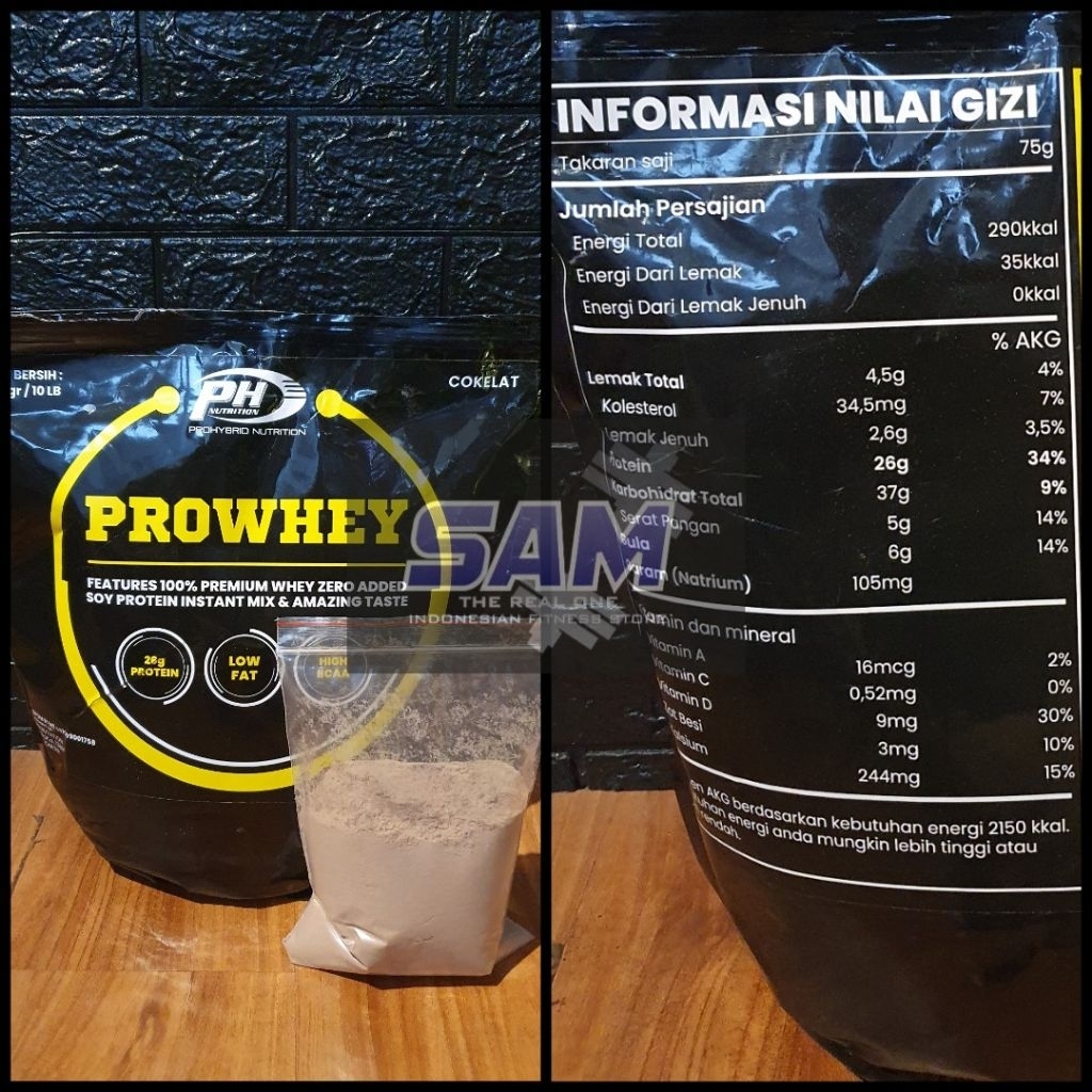 Suplemen Fitness PROHYBRID PH Whey Prowhey Forwhey 1 lb Whey Protein
