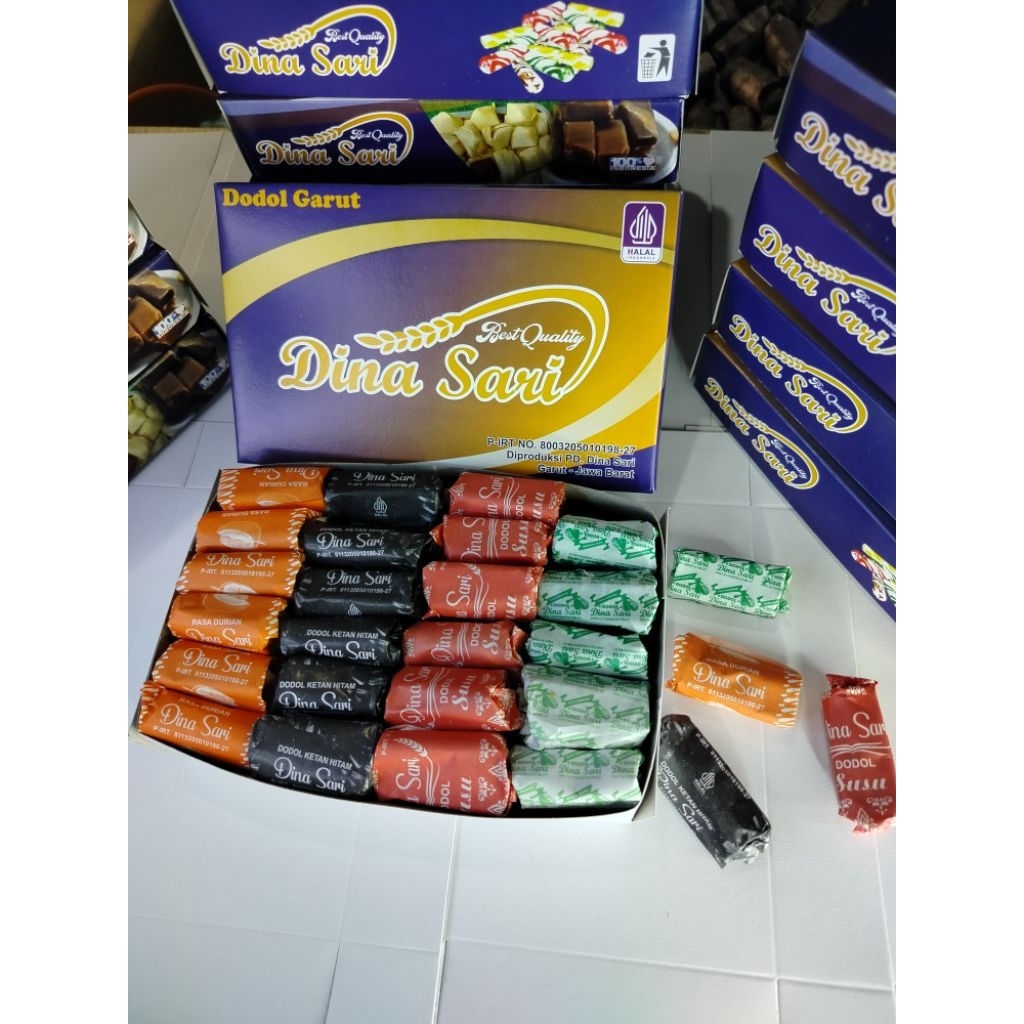 2box dodol Garut 1kg isi 4rasa(durian+ketan hitam+nangka+susu)