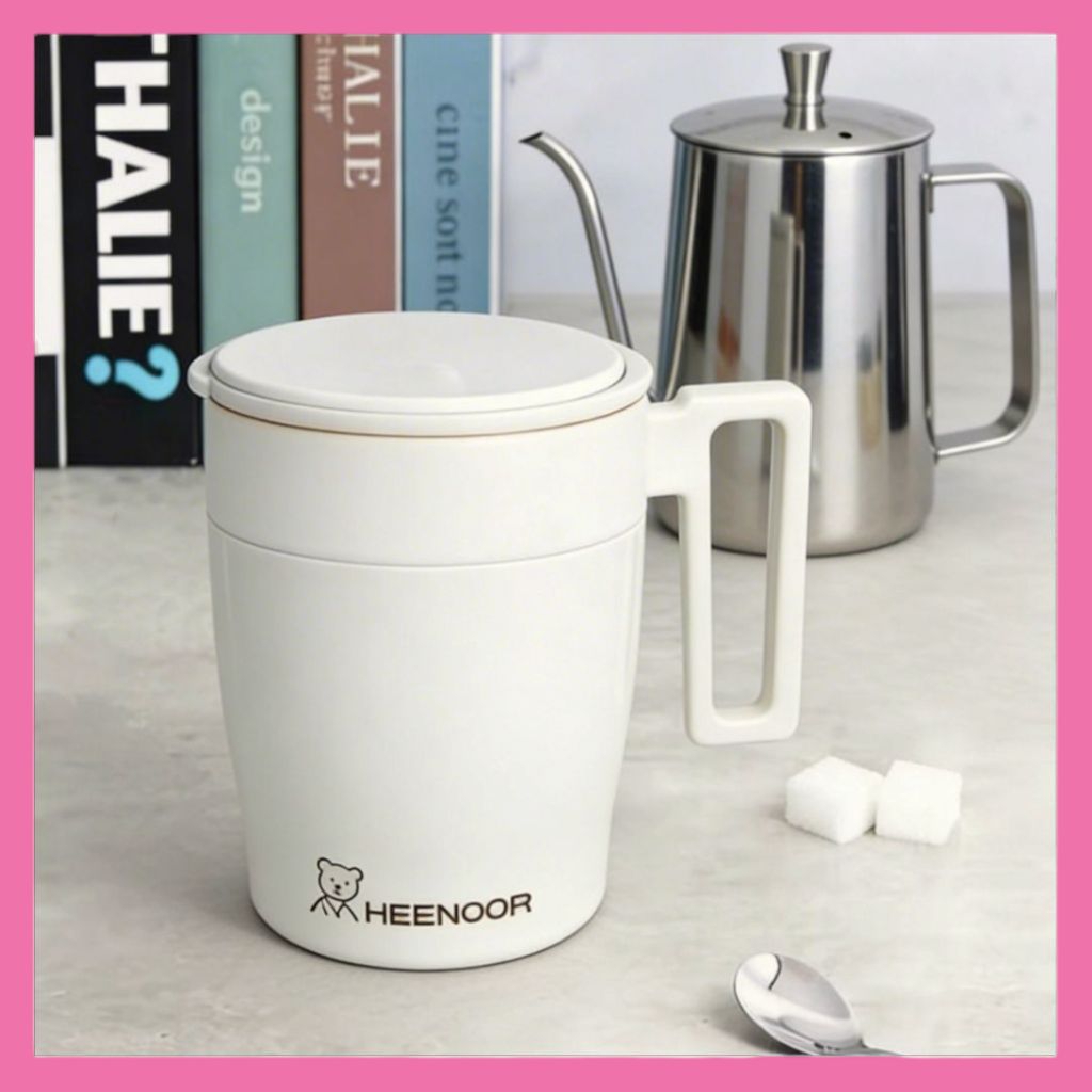 Thermos Mug Heenoor Termos Kopi Cangkir Stainless Steel Termos Mug