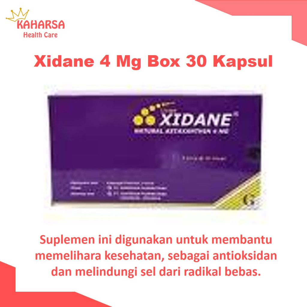 Xidane 4 Mg Box 30 Kapsul
