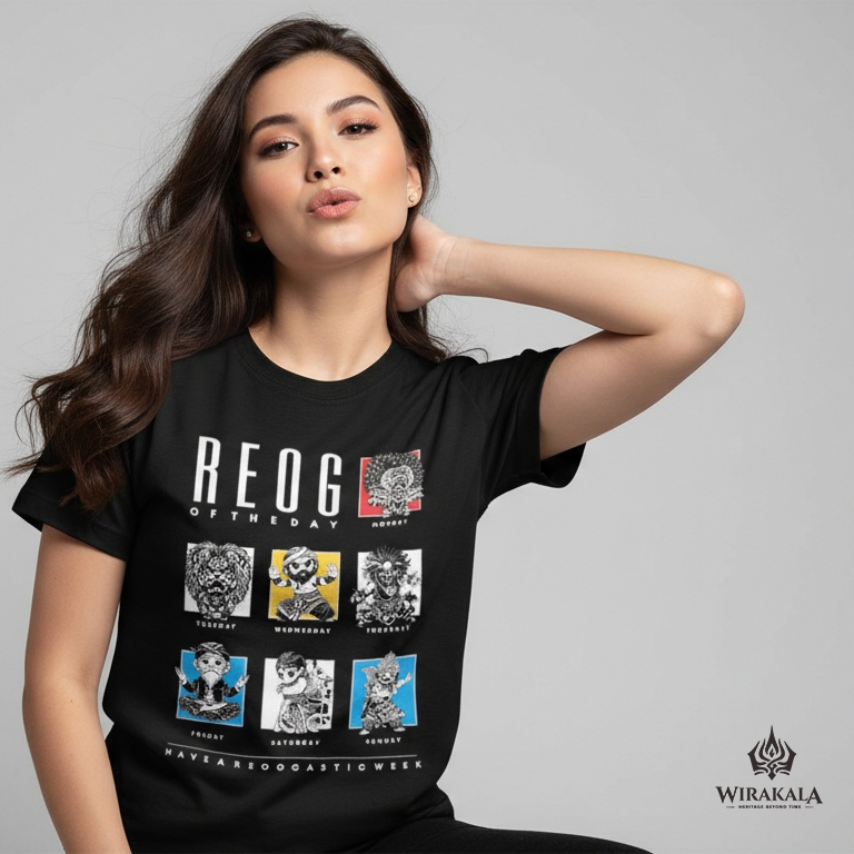 Wirakala | Niskala | reogcastic design | kaos reog berbahan catoon combed 24s 185gsm daily reog cult