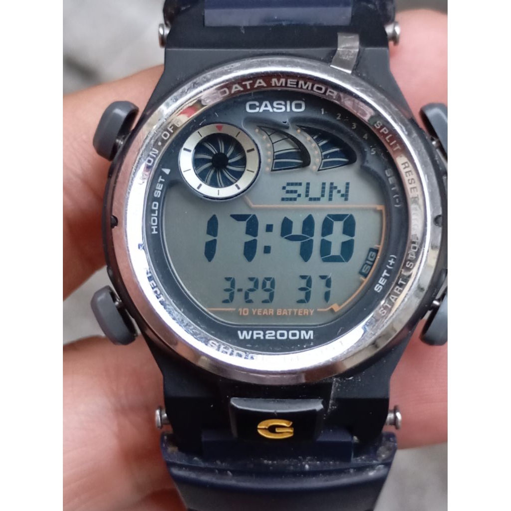 jam tangan g shock g 2900 no Bezel second bekas original