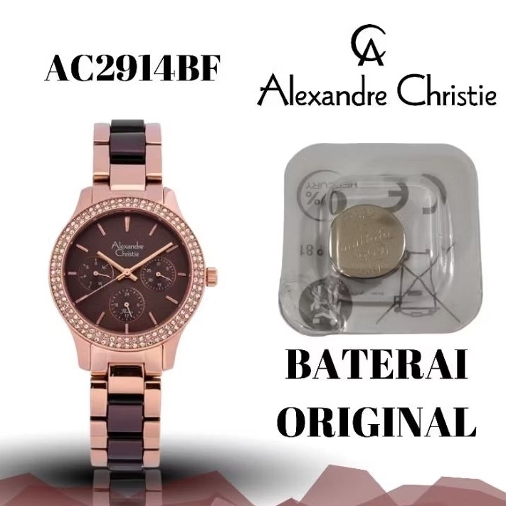 Baterai Jam Alexandre Christie Type AC2914BF Original