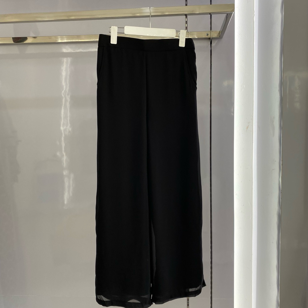 Mandjha Danella Black Pants by Ivan Gunawan - celana panjang hitam original by Ivan Gunawan