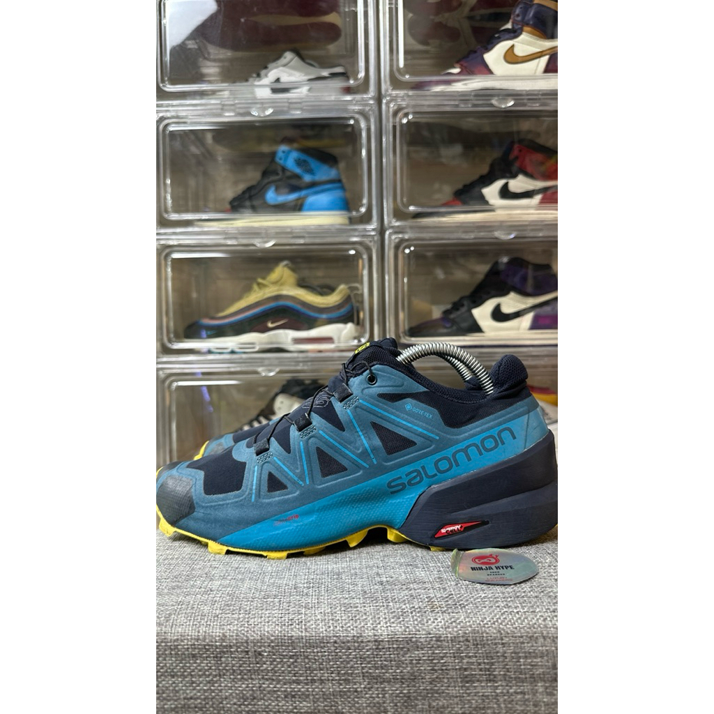 SALOMON MEN’S SPEEDCROSS 5 GTX NIGHT SKY BARRIER , SEPATU , SHOES , SNEAKERS