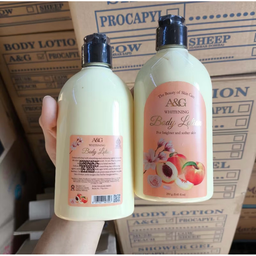 A&G BODY LOTION PEACH ORI