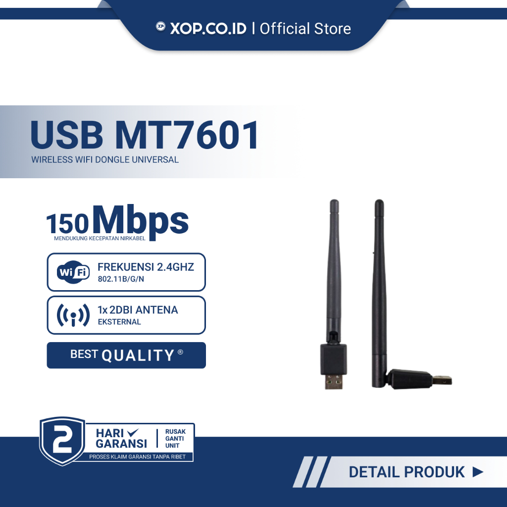 USB MT7601 WiFi Dongle | Kecepatan 150Mbps | Bisa Untuk STB DVB T2 | Universal Best Quality