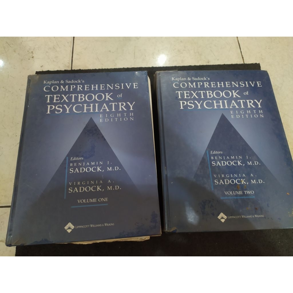 Buku Comprehensive Textbook of Psychiatry Vol 1&2 Kaplan & Sadock psikologi psikiater psikotropika n