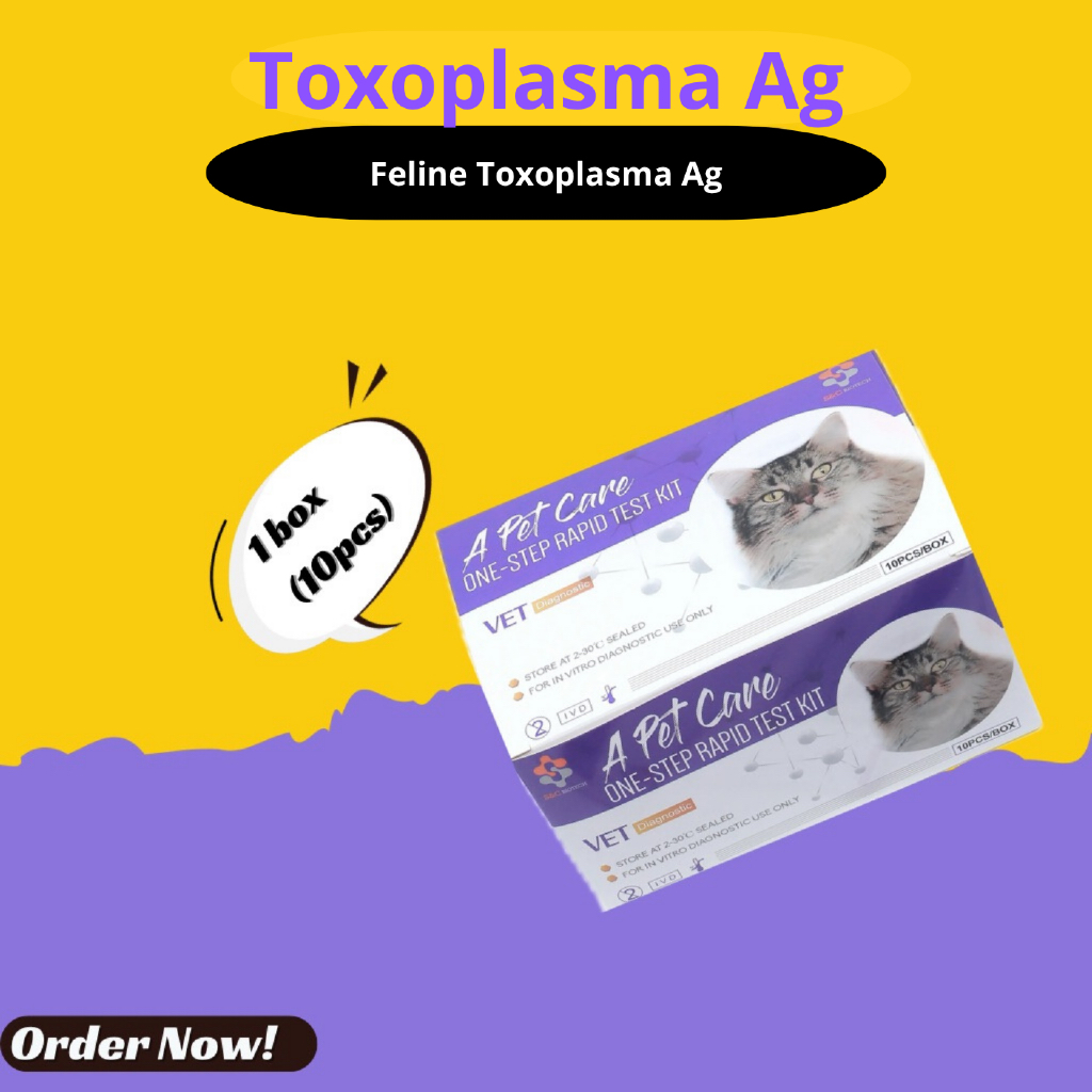 Test Kit Toxoplasma Ag - alat test virus kucing (1pcs)