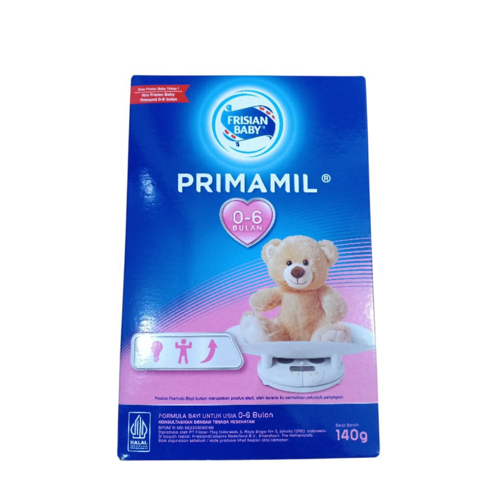 Frisian Flag Baby Primamil 0-6 Bulan Plain 140gr - Susu Formula Bayi 0-6Bulan / Susu Bayi / Susu Per