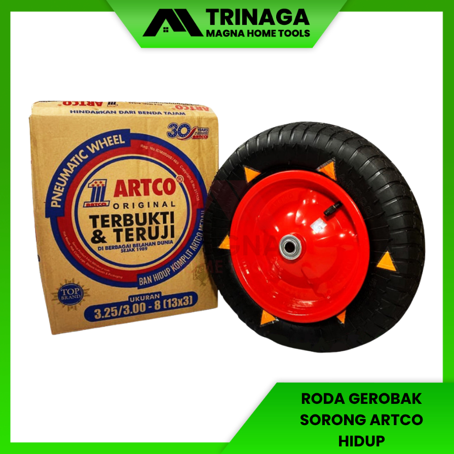 RODA GEROBAK SORONG ARTCO/ARCO/ARKO SET VELG BAN HIDUP [ORIGINAL ARTCO]