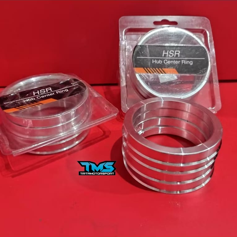 CENTER RING UNIVERSAL UNTUK VELG MOBIL RACING UKURAN CENTERING 56,6 X 73,1 BUKAN BAWAAN MOBIL OEM