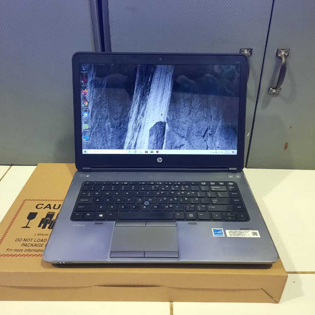Laptop Hp Probook 640 G1, Amd A10-5750M, Ram 4/500GB, Lengkap, Black Silver  Spesifikasi: - Procecor
